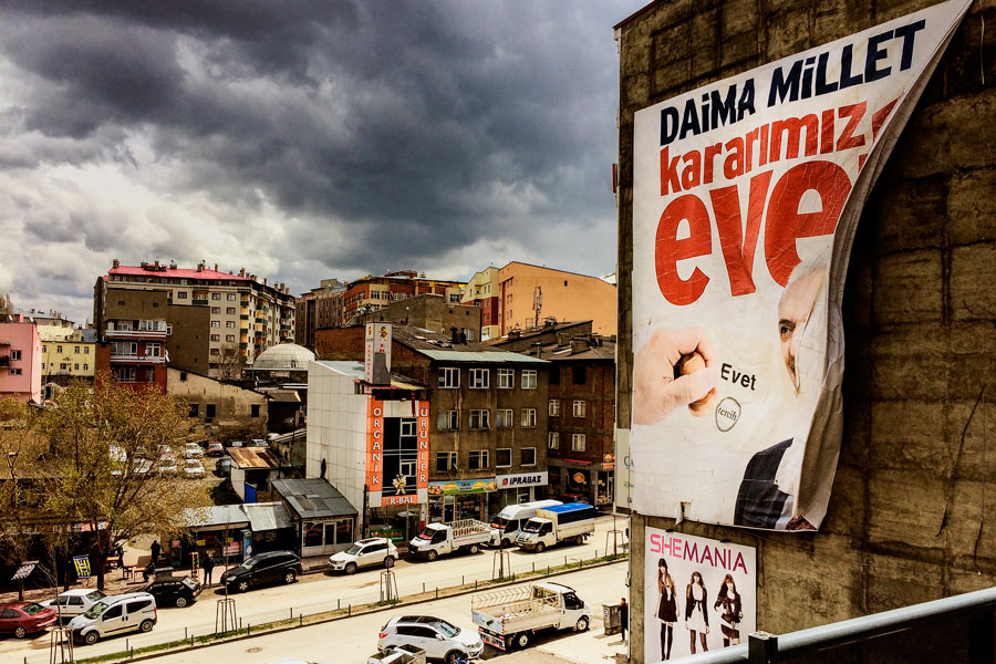 Erzurum - Türkei Blick vom Hotel Zade